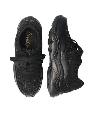 Bridget Birkin 【Bridget Birkin】異素材コンビスニーカー ブラック