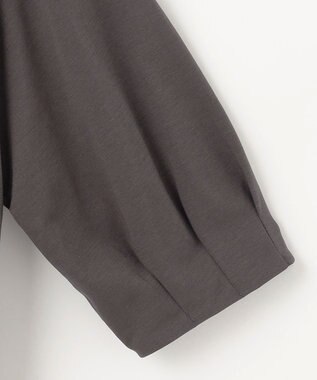 自由区 【洗える】ハイツイストポンチアシンメトリー カットソー スレート