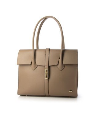 LA BAGAGERIE 【ドラマ衣装提供商品】フラップA4トートバッグ グレージュ