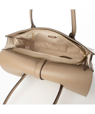 LA BAGAGERIE 【ドラマ衣装提供商品】フラップA4トートバッグ グレージュ
