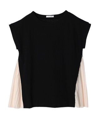 Green Parks 脇プリーツドッキングチュニック Black