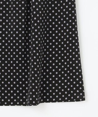 J.PRESS LADIES L 【洗える】ピーチサテン 幾何プリント スカート ネイビー系5