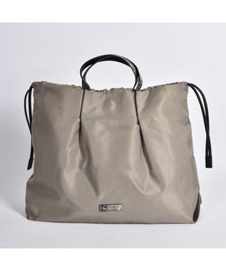 LA BAGAGERIE ドローストリング2WAYトート Mサイズ グレージュ