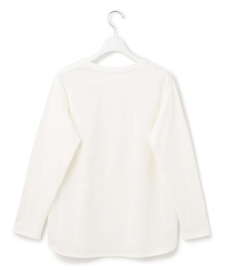 23区 S 【洗える】ロゴ ロング Tシャツ ホワイト系