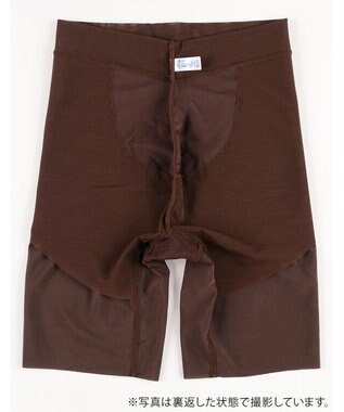 WACOAL ガードル ロング丈 高くヒップアップ 下腹部もすっきり ラクな着用感 レディース メッシュタイプ GRC426 /ワコール シナモンブラウン