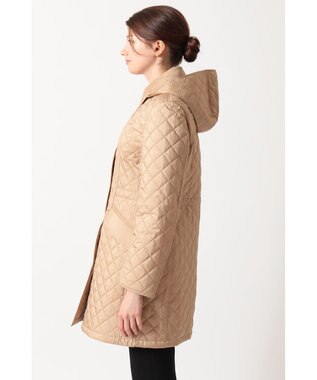 DAKS ライトウェイト キルティングコート ベージュ