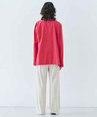 BEIGE， 【洗える・FUDGE 6月号掲載】MALLOW / コットンテーラードオーバージャケット Poppy Red