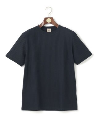 J.PRESS MEN シンプルかつアクセントの効いたデザインが魅力【UVカット / 吸水速乾】【J.PRESS PREMIUM JERSEY】リンクスチドリTシャツ ネイビー系