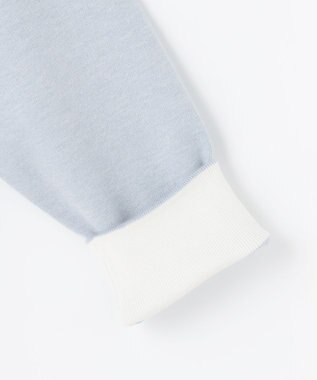 自由区 S 【カタログ掲載】スムージーラグランスリーブ ニット ライトブルー