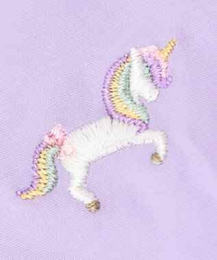 ANY KIDS 刺繍 バケットハット ラベンダー