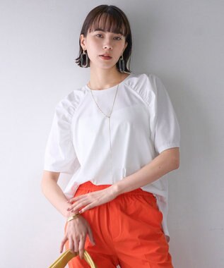  ショルダーギャザーT