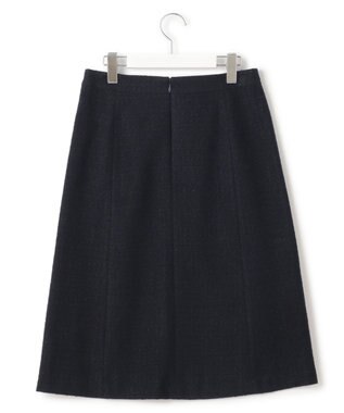 23区 【セットアップ対応】ライトシャインツイード スカート ネイビー系