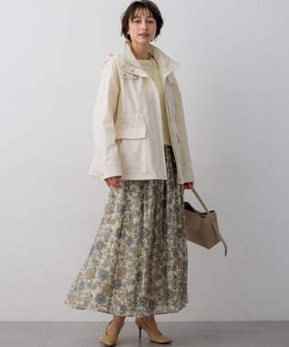 23区 【先行予約】マットエアリータフタ 2WAY ブルゾン アイボリー系