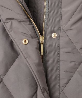 ANY 【洗濯機可/撥水】ダイヤキルトブルゾン モカ