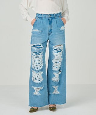 ハードクラッシュデニムパンツ / GRACE CONTINENTAL