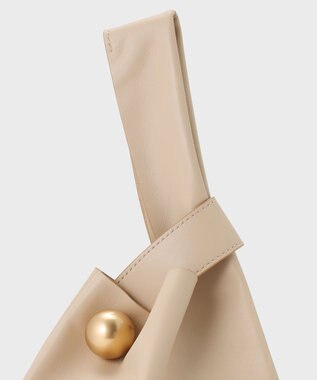 GRACE CONTINENTAL ORSETTO MESE BAG ホワイト