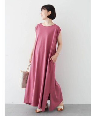 Green Parks ・ＳＵＧＡＲ　ＳＰＯＯＮ【ＣＯＯＬ】タックノースリワンピ Pink