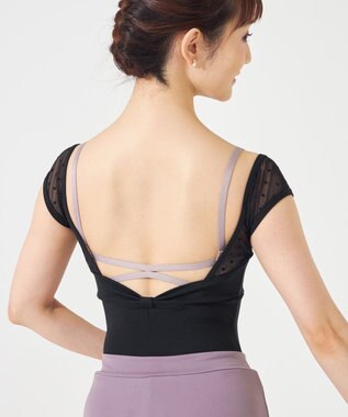 Chacott バッククロス ブラトップ（フリーカット） グレイッシュローズ