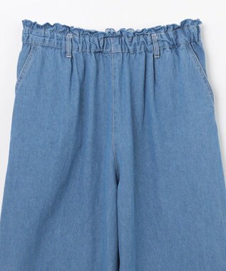 ANY KIDS デニム ガウチョ ブルー