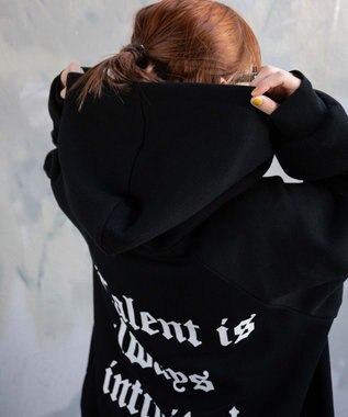 WEGO ウイングハートBIGパーカー ブラック