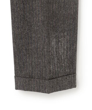 J.PRESS MEN 【J.PRESS ORIGINALS】Lambs Tweed New Piped Stem Slacks / Big Back Belt / Japan Made グレー系1