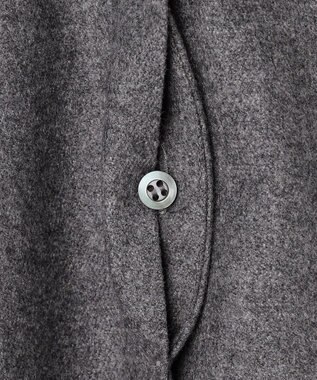 uncrave フランネル BIGカラーシャツ チャコール