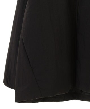 Green Parks シームレスライト中わたノーカラーブルゾン Black