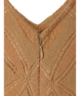 Green Parks クラシックレースロンパース Camel