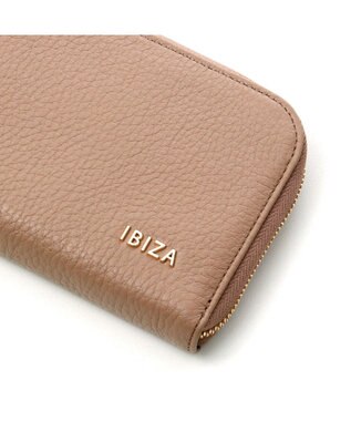 IBIZA アニマーダ　牛革　L字ファスナー長財布(ネコ) オーク