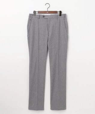 JOSEPH ABBOUD 【ウエストも伸びる！/ハイパワーストレッチ/洗える】2WAYストレッチ メルトンジャージーパンツ ライトグレー系