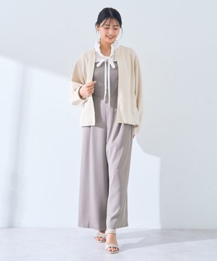 YECCA VECCA キャミオールインワン Gray Beige