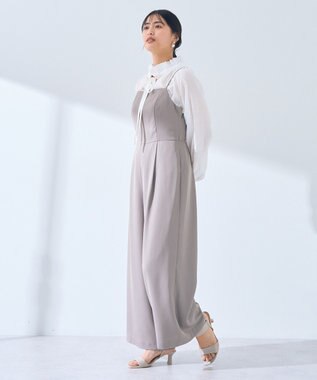 YECCA VECCA キャミオールインワン Gray Beige