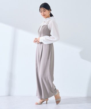 YECCA VECCA キャミオールインワン Gray Beige