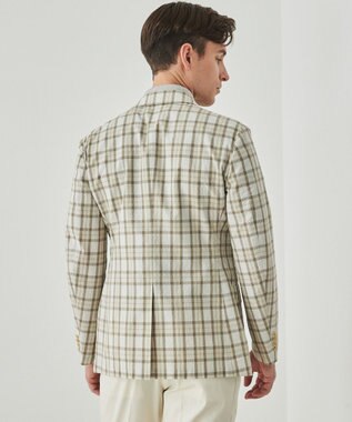 GOTAIRIKU 清涼サッカー素材【通気性/軽量】空羽サッカー マドラスチェック シャツジャケット グレー系4