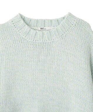 CRAFT STANDARD BOUTIQUE アウトリンキングミックスニットプルオーバー Light Blue