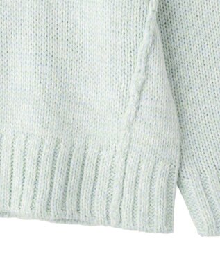 CRAFT STANDARD BOUTIQUE アウトリンキングミックスニットプルオーバー Light Blue