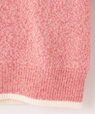 23区GOLF 【WOMEN】【蓄熱裏地付き】ウールブレンド クルーネック ニット ローズ系5
