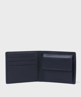 Paul Smith PS Paul Smithオンライン限定 2つ折り財布 ネイビー