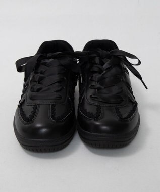 WEGO レースローカットスニーカー ブラック