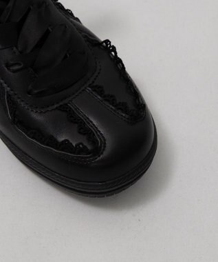 WEGO レースローカットスニーカー ブラック