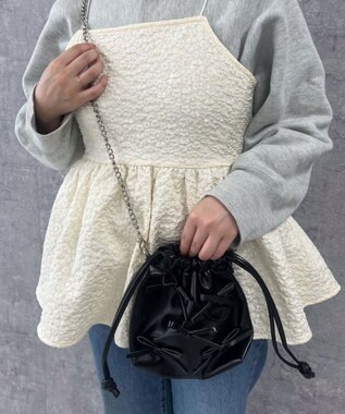 WEGO 巾着チェーンショルダー