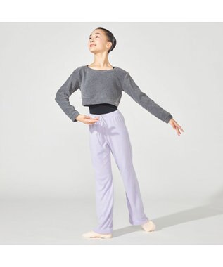 Chacott ショートトップ グレー杢