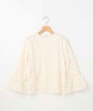 組曲 L 【23SS】ラッセルフラワーレースブラウス アイボリー系