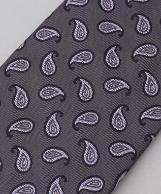 GOTAIRIKU GOTAIRIKU別注【日本製】シルク ネクタイ_ペイズリー小紋柄 グレー系8