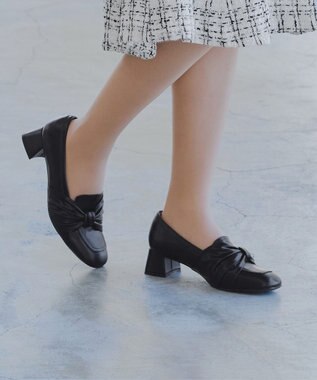 Tiaclasse 【安田美沙子さん着用】リボンローファー ブラック