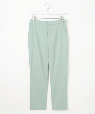 J.PRESS LADIES 【セットアップ対応・洗える】セルロースリネンストレッチ テーパード パンツ ミント系