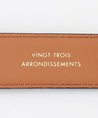 23区 ガラスフェザーベルト ブラック系