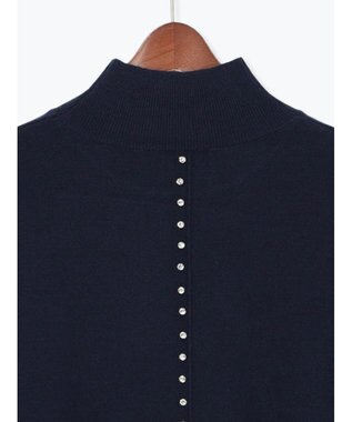 Te chichi バックビジューニット ネイビー