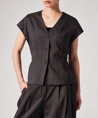 Paul Smith レーヨンリネン Vネックジレ