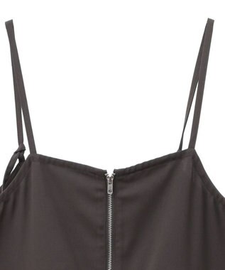 Green Parks ウエストリボンサロペット Gray